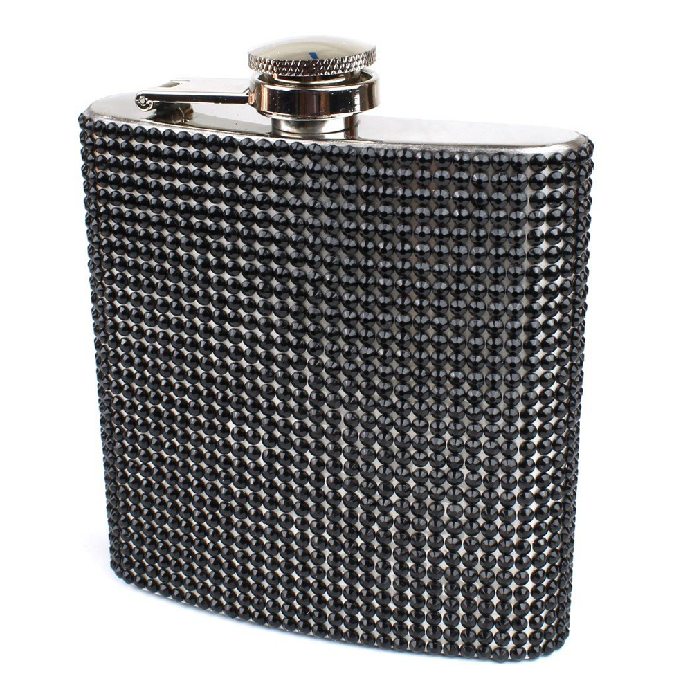 Stainless Steel 6oz Bling Flask