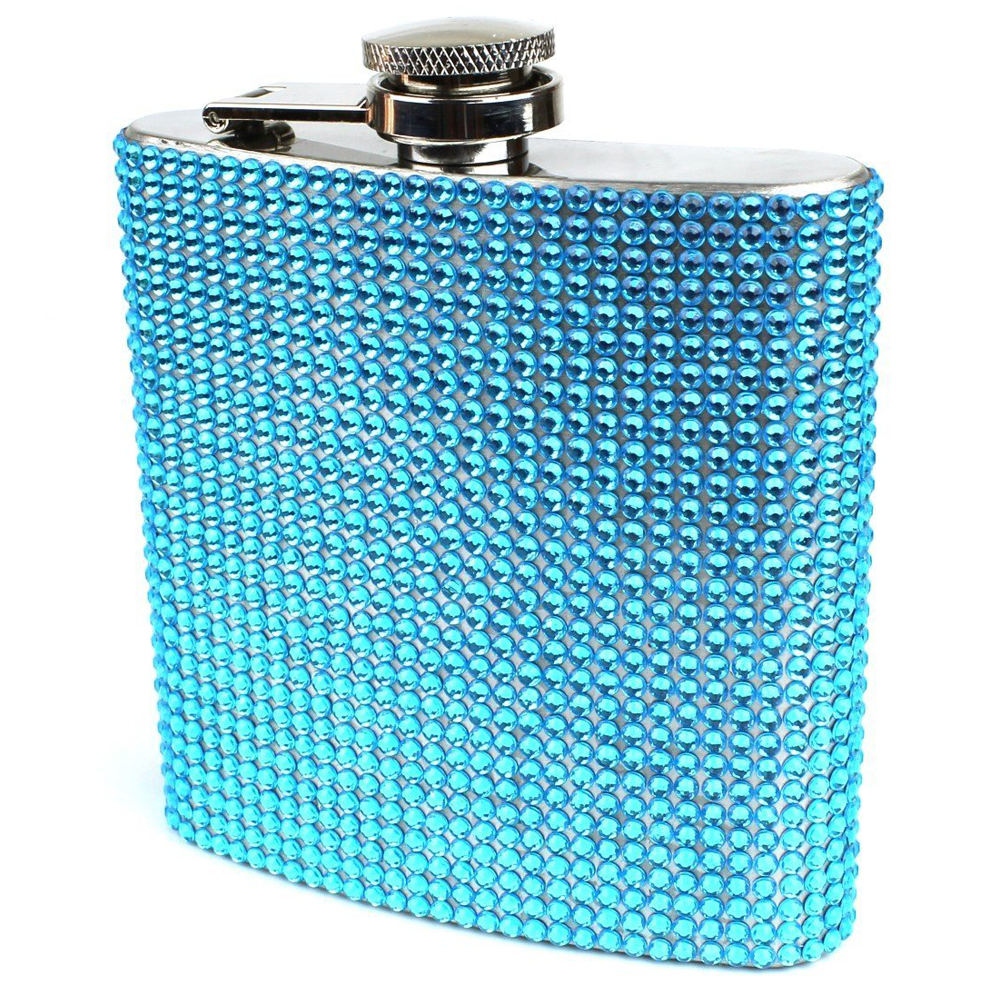Stainless Steel 6oz Bling Flask