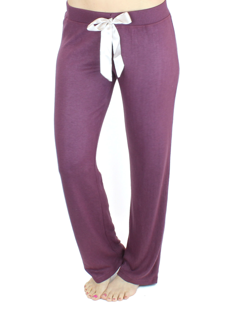 Ultra Soft Sweatpants with Satin Bow