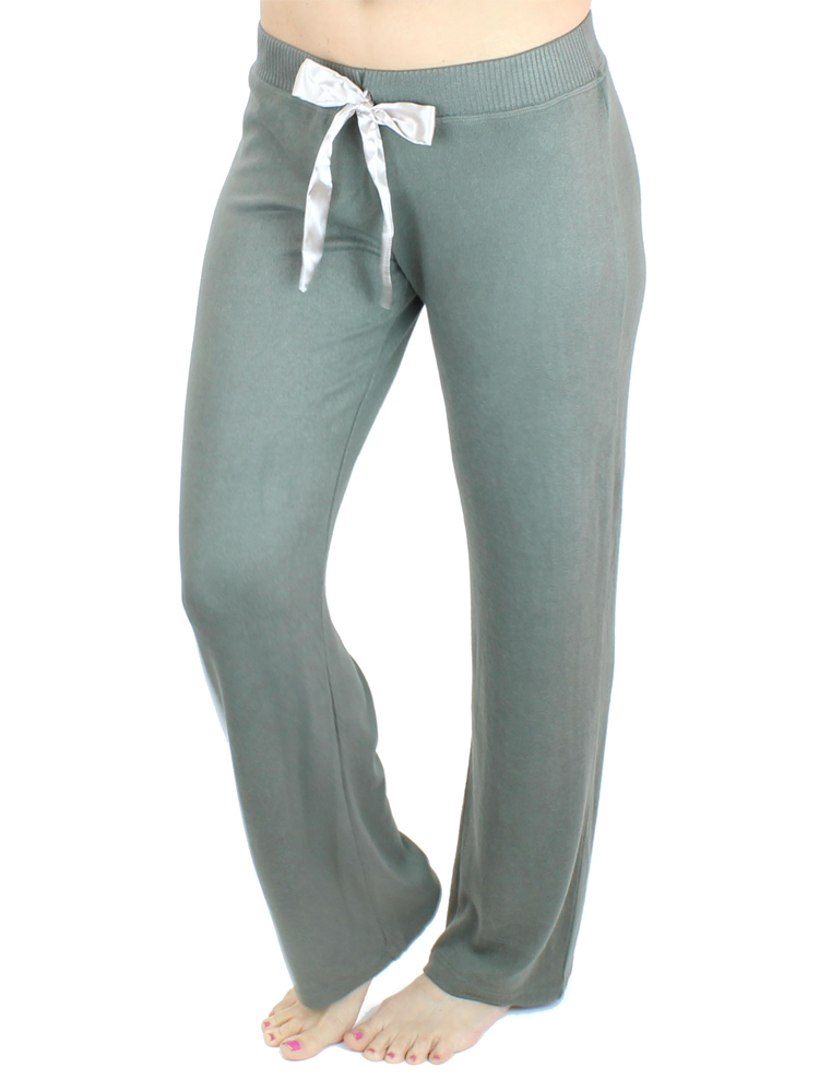 Ultra Soft Sweatpants with Satin Bow