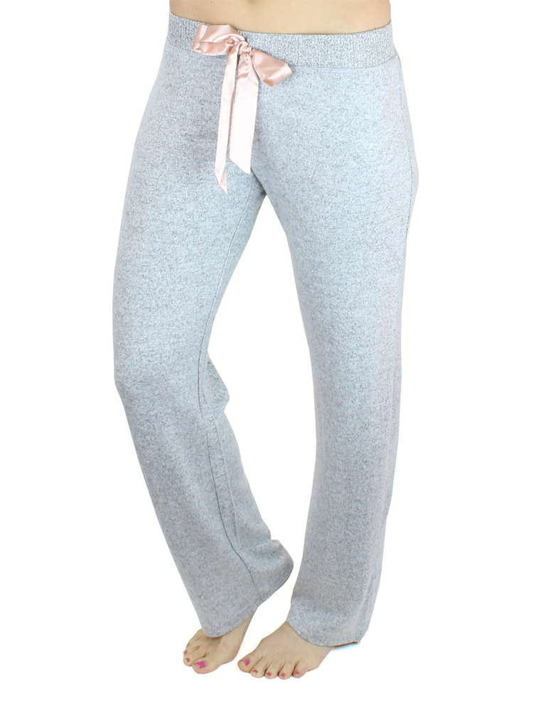 Ultra Soft Sweatpants with Satin Bow