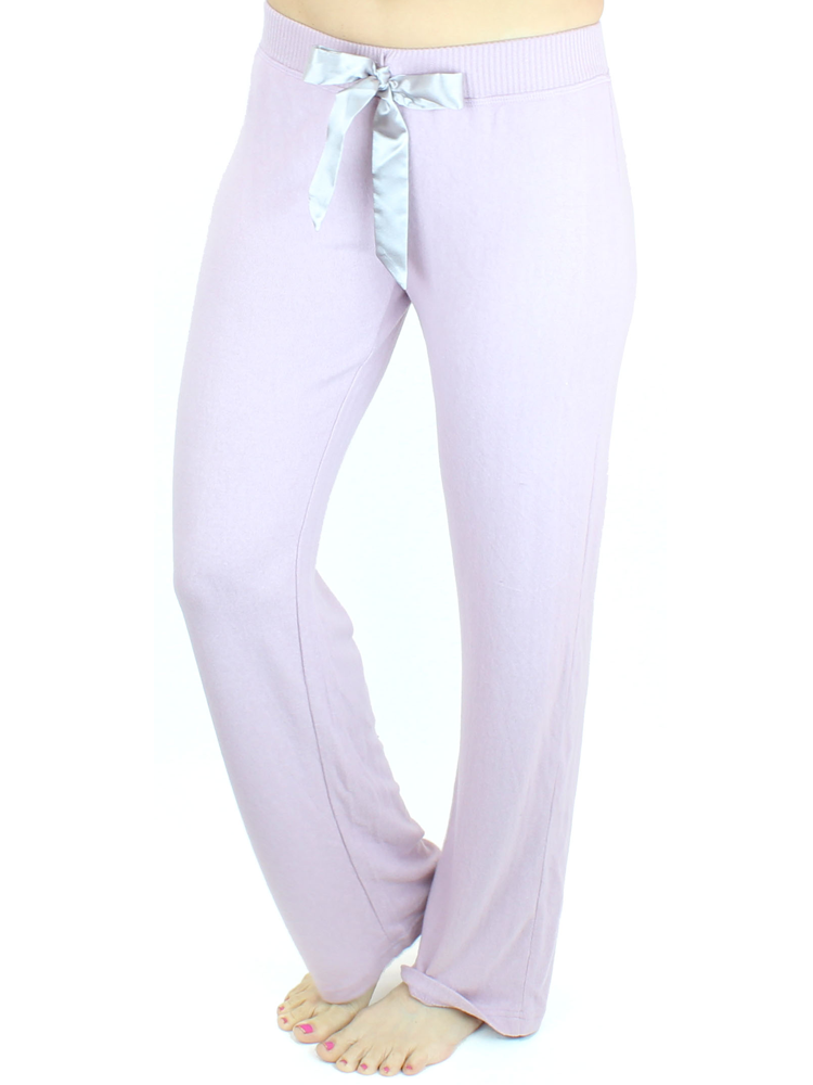 Ultra Soft Sweatpants with Satin Bow
