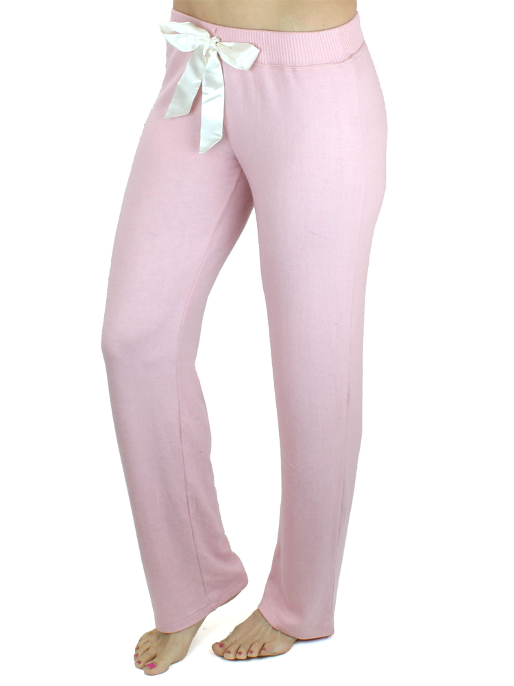 Ultra Soft Sweatpants with Satin Bow