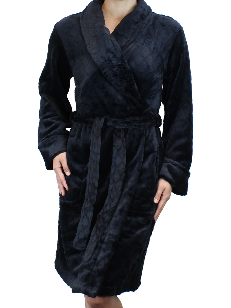 Alexander Del Rossa Women's Warm Fleece Robe, India | Ubuy