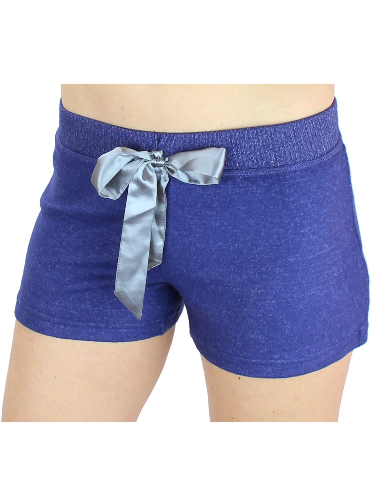 Ultra Soft Women's Lounge Shorts with Satin Tie