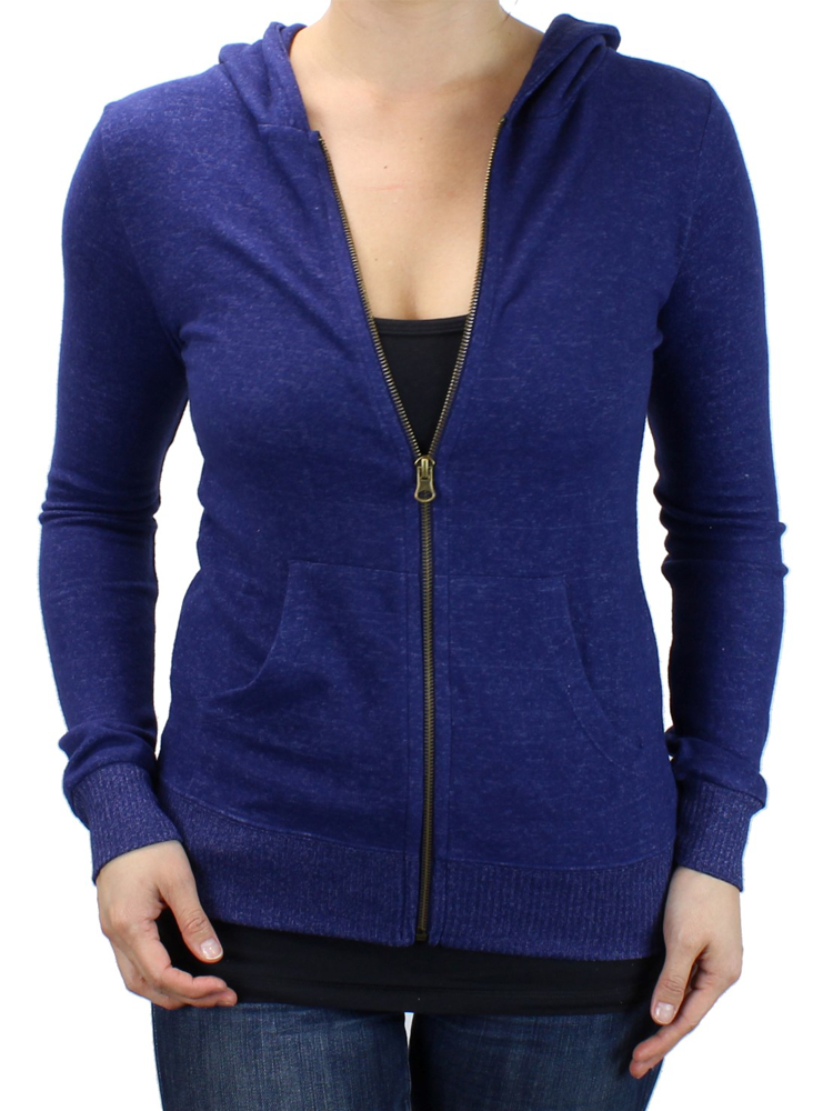 Ultra Soft Women's Zip-Up Fitted Hoodie