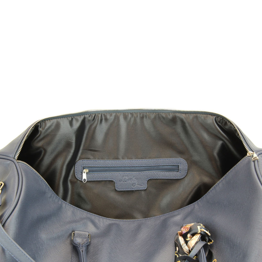 Weekender Duffel Bag with Satin Tie