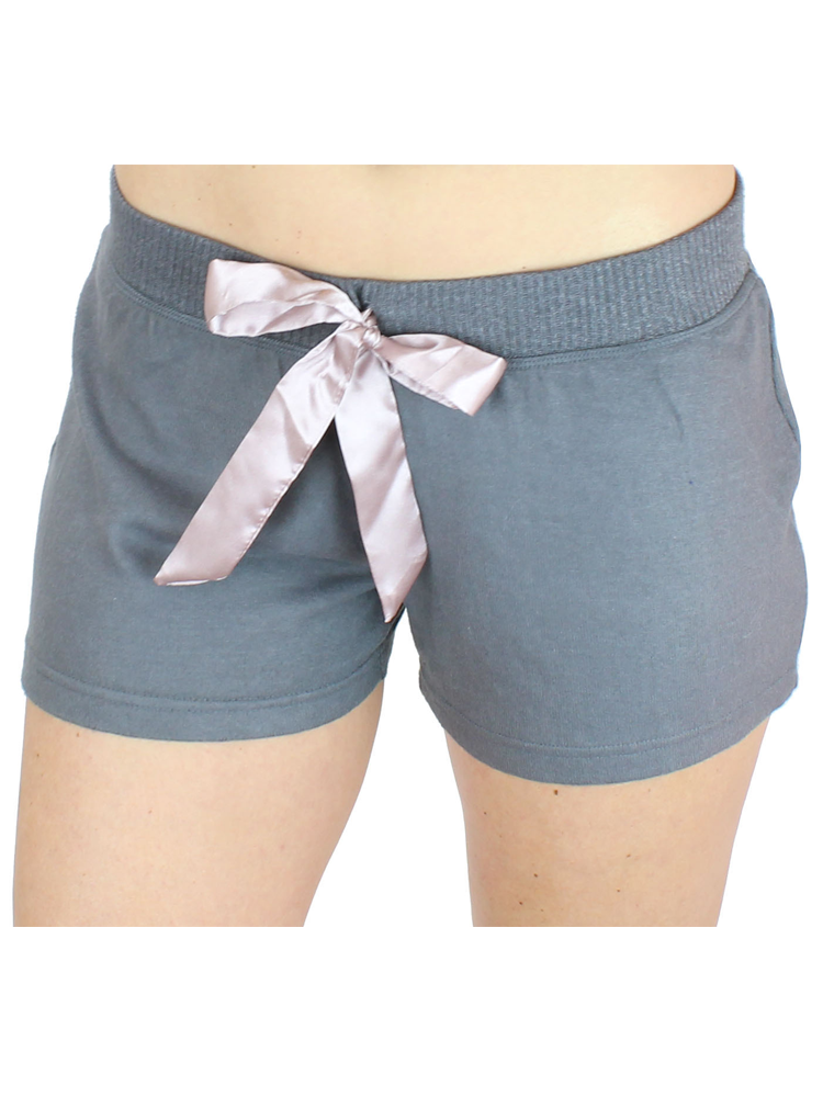Ultra Soft Women's Lounge Shorts with Satin Tie