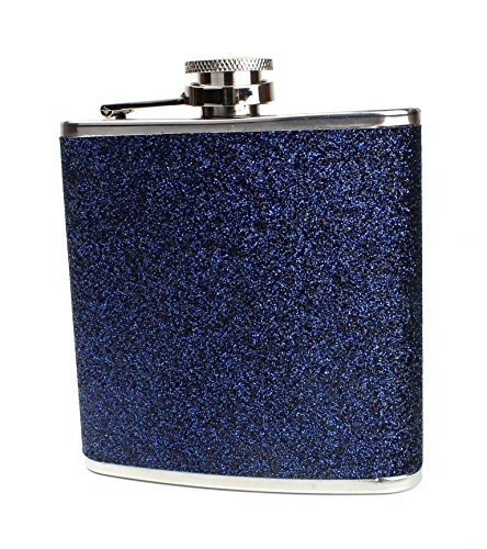 Stainless Steel 6oz Glitter Flask