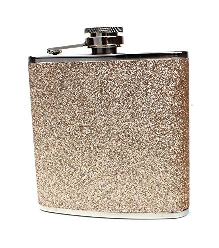 Stainless Steel 6oz Glitter Flask
