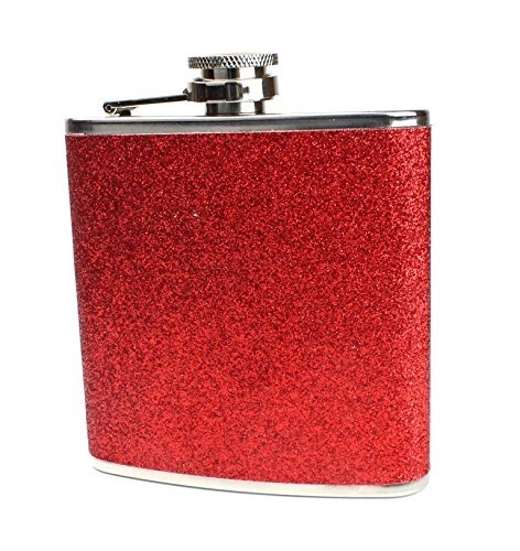 Stainless Steel 6oz Glitter Flask