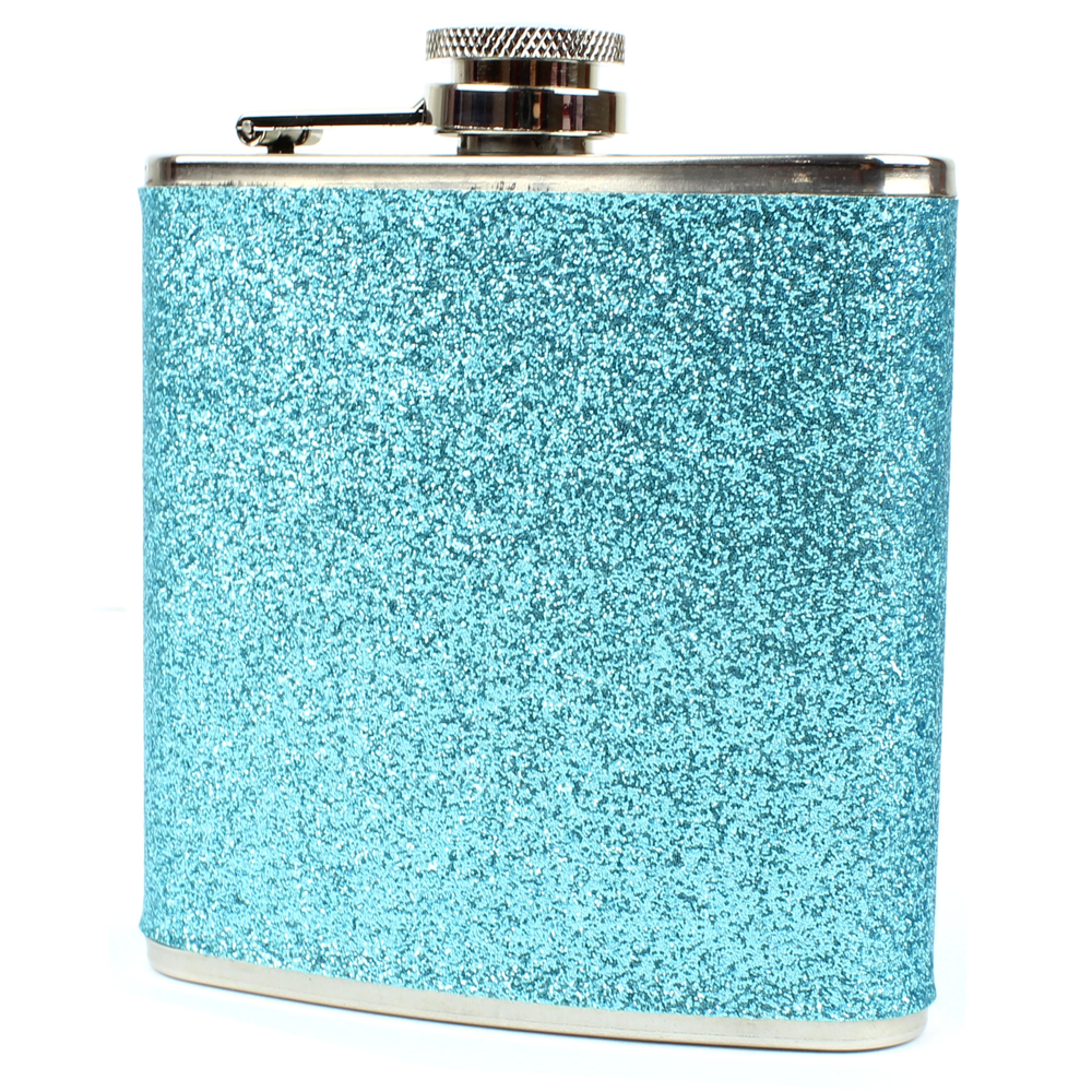 Stainless Steel 6oz Glitter Flask