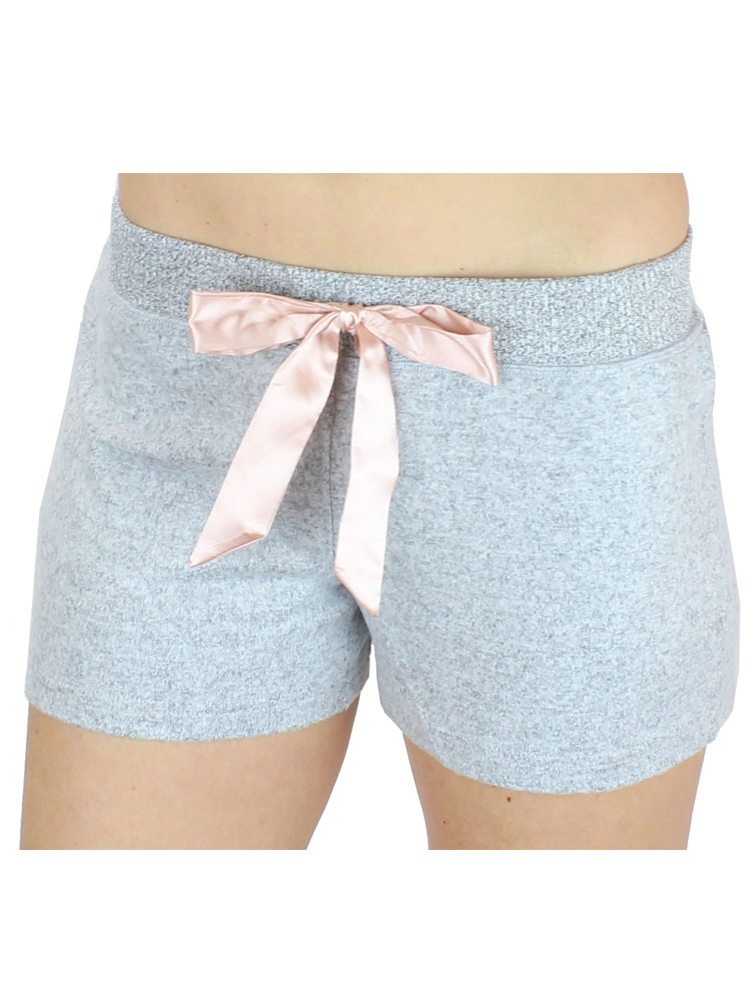 Ultra Soft Women's Lounge Shorts with Satin Tie