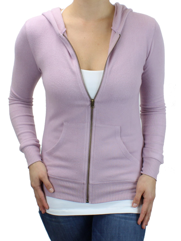 Ultra Soft Women's Zip-Up Fitted Hoodie