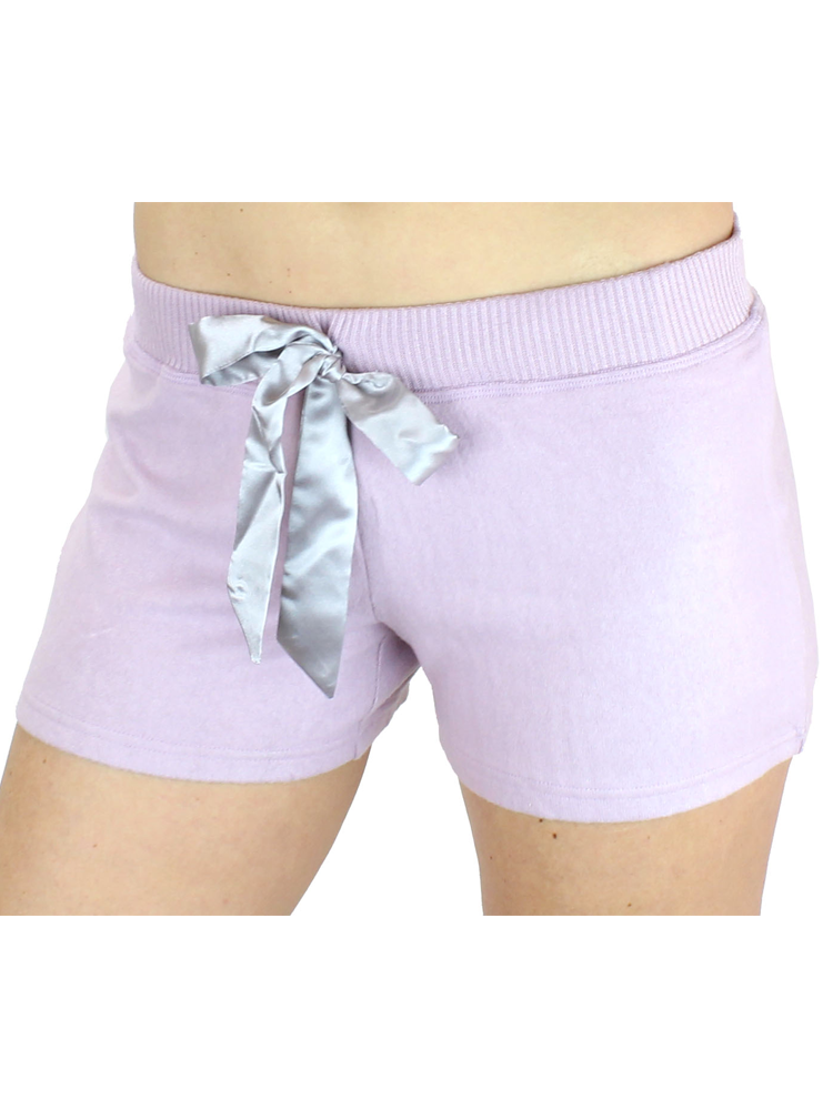 Ultra Soft Women's Lounge Shorts with Satin Tie