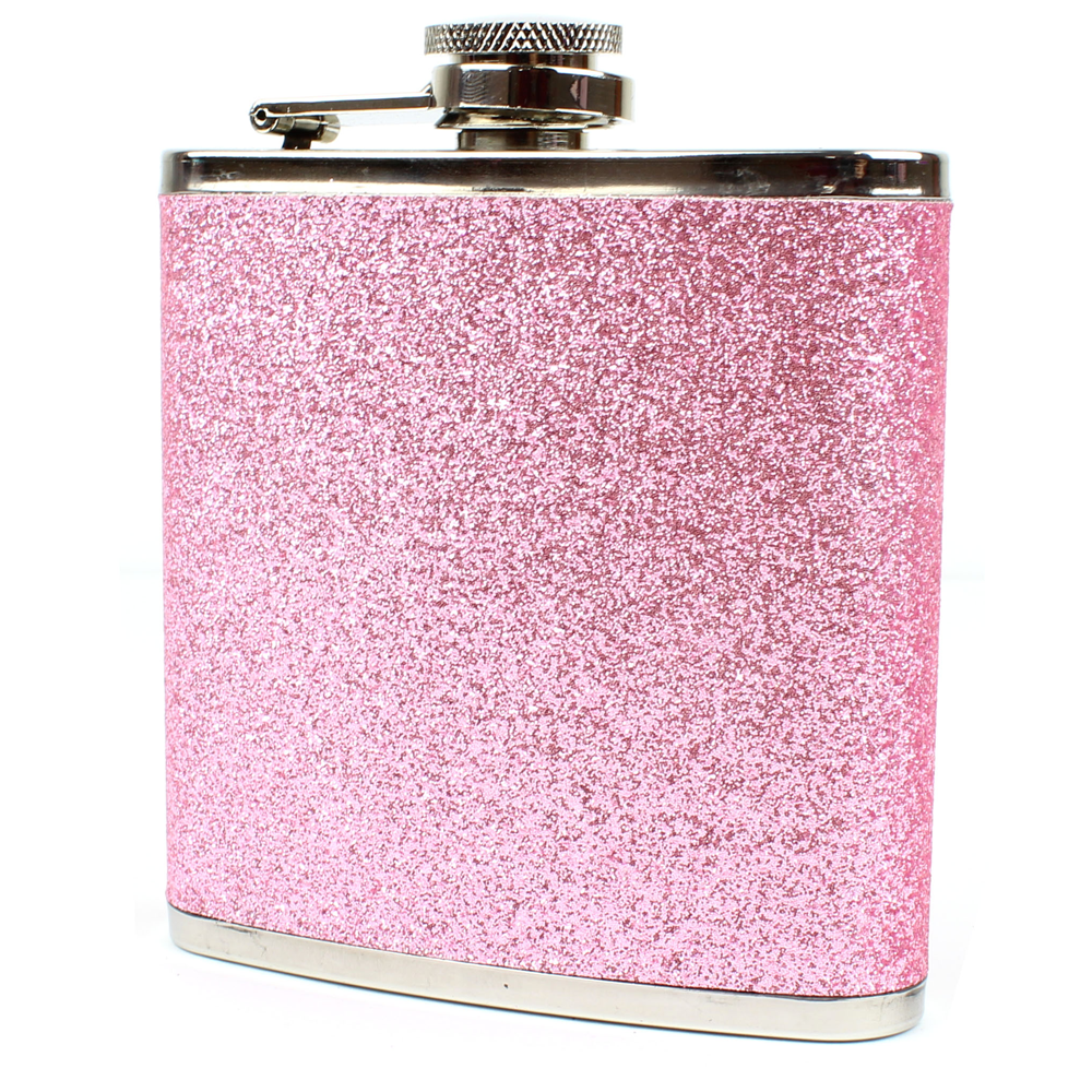 Stainless Steel 6oz Glitter Flask