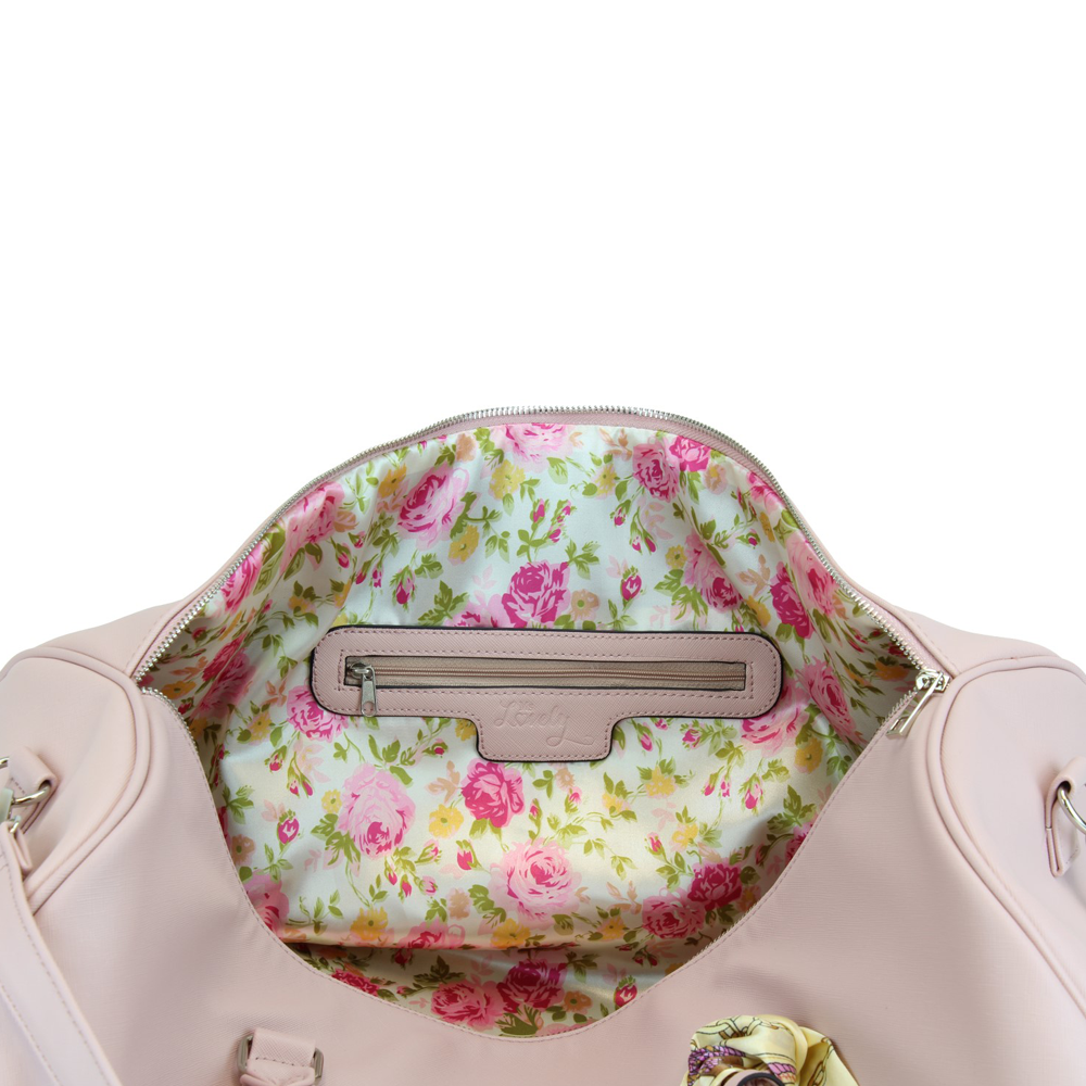Weekender Duffel Bag with Satin Tie