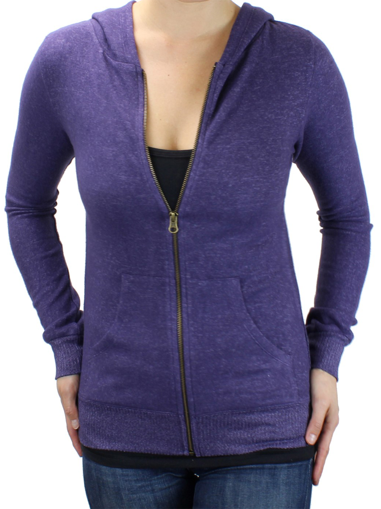 Ultra Soft Women's Zip-Up Fitted Hoodie