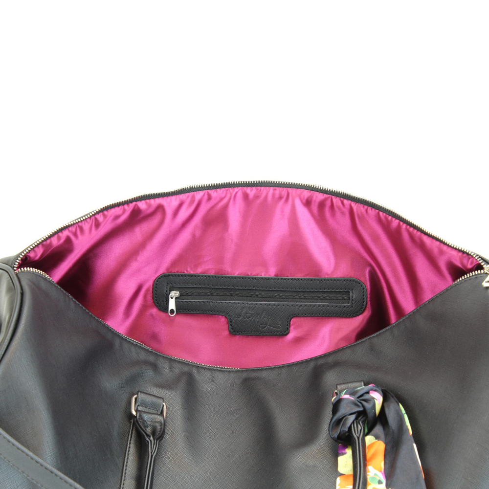 Weekender Duffel Bag with Satin Tie