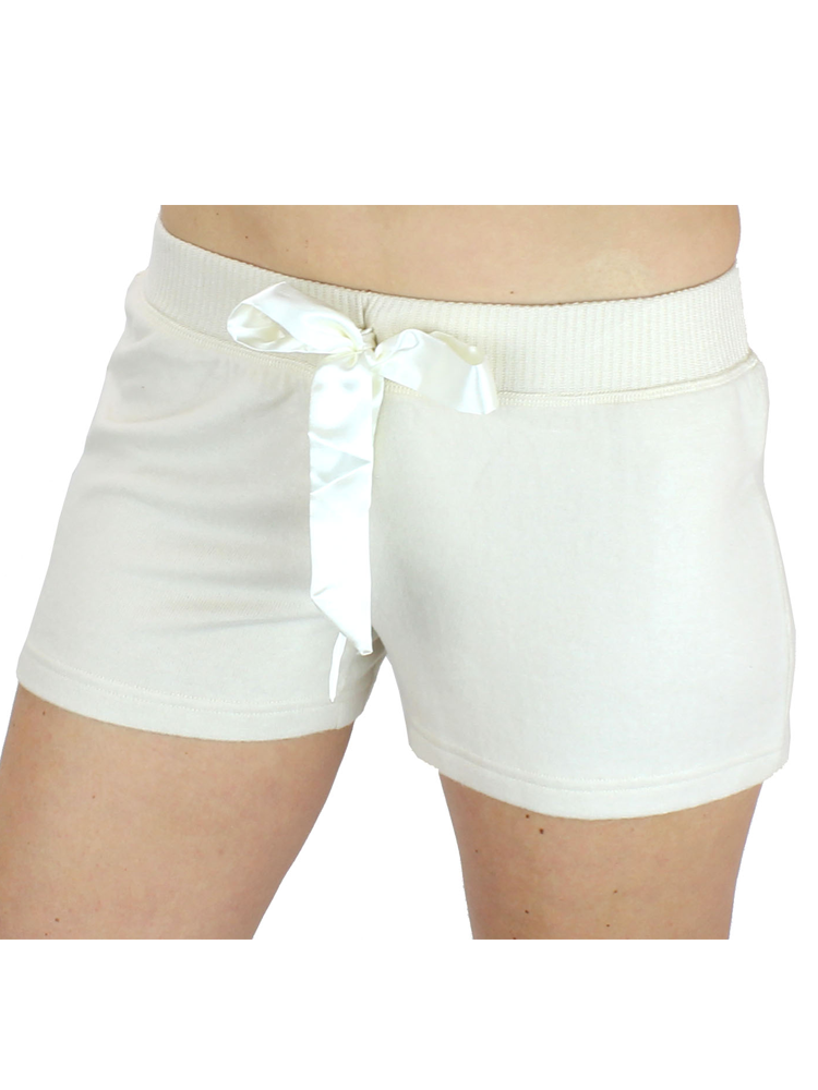 Ultra Soft Women's Lounge Shorts with Satin Tie