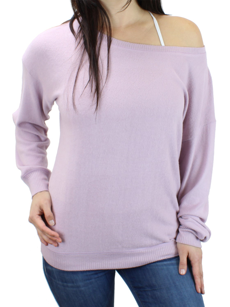 Ultra Soft Off-shoulder Sweatshirt/Sweater