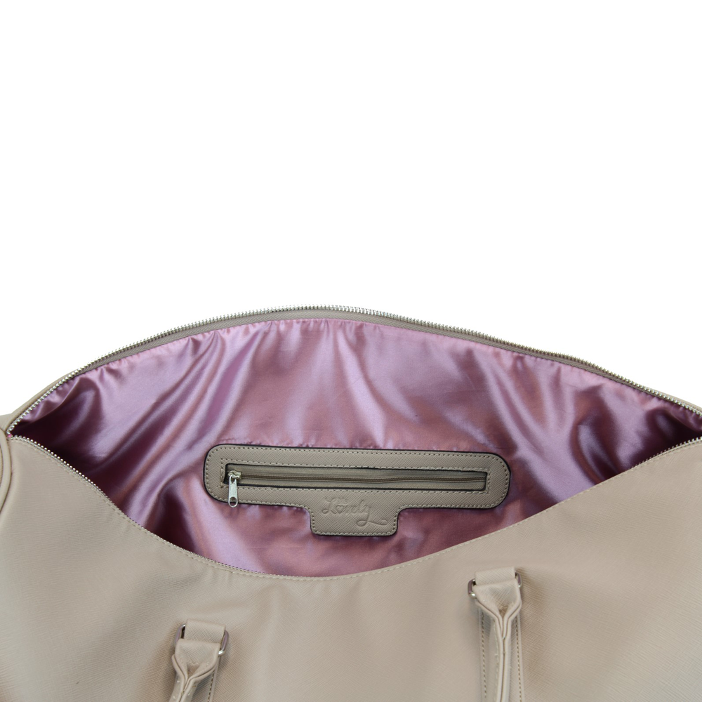 Weekender Duffel Bag with Satin Tie