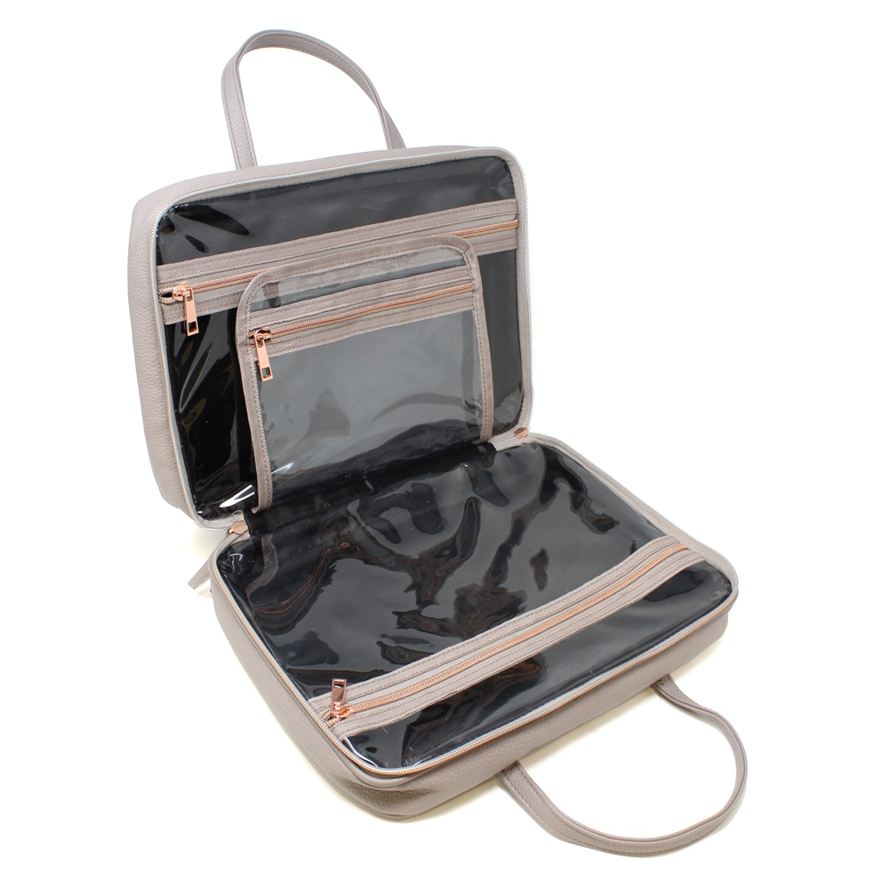 Toiletry Travel Bag with Rose Gold Hardware